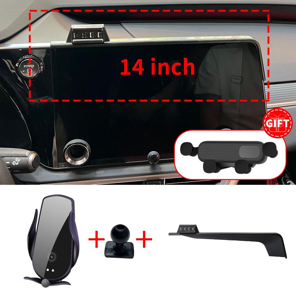Support de téléphone personnalisé pour Lexus RX 2023 2024 2025 2026 (14 pouces), Base d'écran de tableau de bord, sans perceuse pour voiture