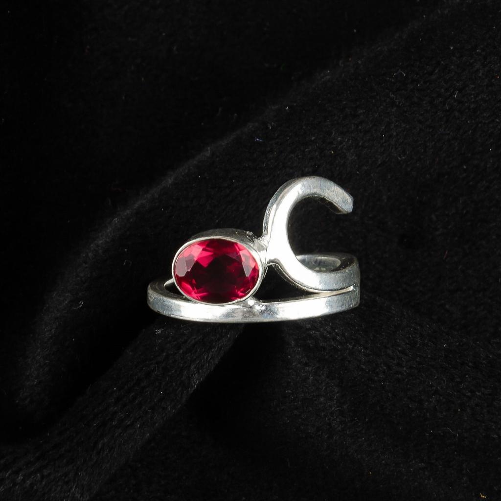 Pink Rubellite Gemstone 925 Sterling Silver Jewelry Handmade Ring Gift For Mom RR-27-8