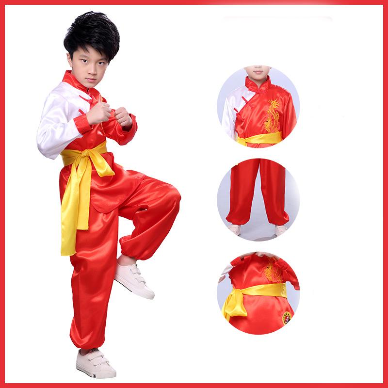 Children Suit Girl Wushu Suit Boy Tai Chi Performance Costume Sets Traditional Chinese Clothing Kid Kung Fu Martial Art Uniform