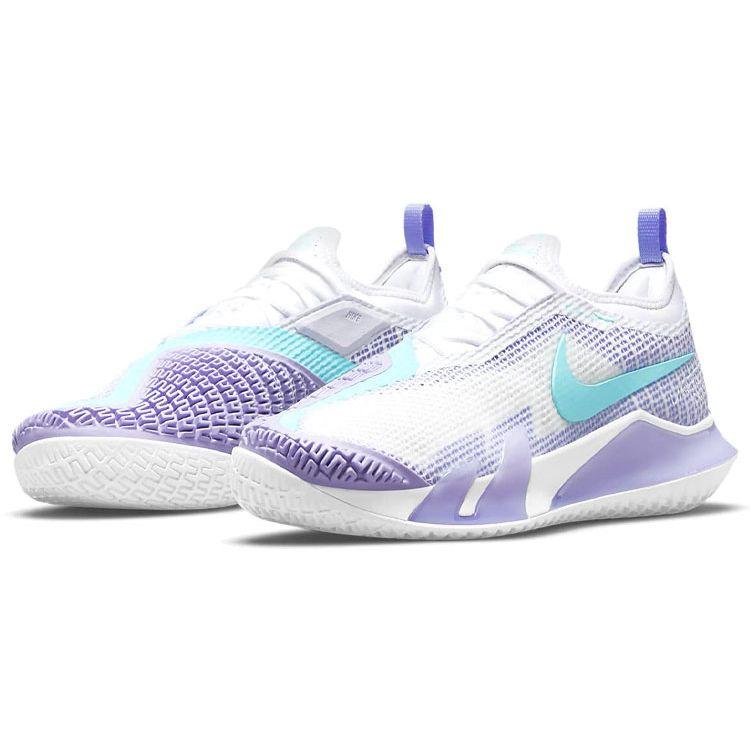 Nike Court React Vapor NXT Purple Pulse Copa Women Sneakers White Volt CV0742-124