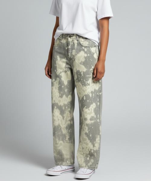 Bonseullipi Chemical Drift Wide Pants (Creamy Matcha Latte)