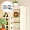20 Pezzi Clip per Vetro Staffa per Vetro in Acciaio Inossidabile Morsetto per Pannello da 3-8mm Fissaggio Sicuro Bagno Cucina Installazione