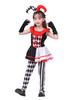 Wszechstronna spódniczka klauna dla dziewczynki na Halloween i bal przebierańców