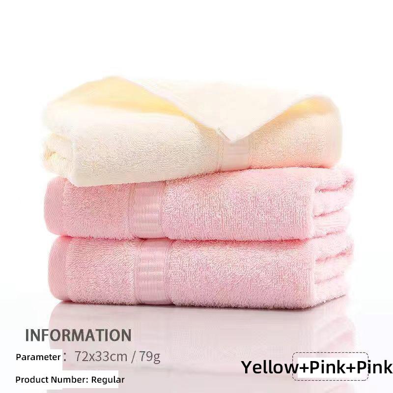 Pure Cotton Towel, Soft and Thick for Washing Face, Absorbs Water, and Wipes Face. Adult Men and Women Can Take a Shower Without Shedding Hair