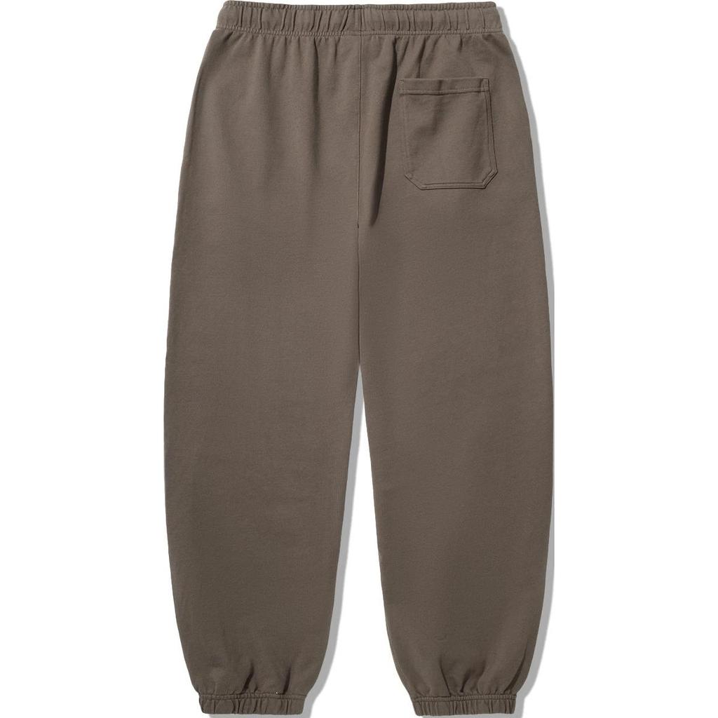 Li Ning Vital Series Solid Color Mid Waist Comfortable Breathable Versatile Tapered Knit Sports Pants Men Bottoms Chocolate-Brown AKLUA33-3