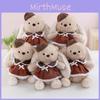 Plush Rabbit Toy For Kids Soft Animal Plush Pillow Gift With Dress And Hat Decoration
