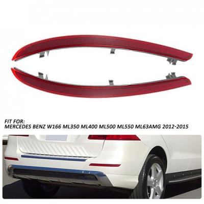 Rear Bumper Reflector Light Set for Mercedes Benz ML350 GLE350 ML63 AMG GLE400 V