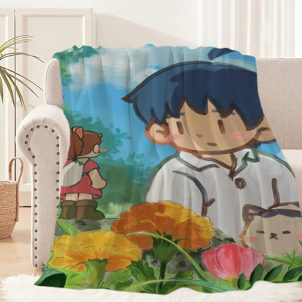 

Anime Film A-Arrietty Cute Blanket Plush Nap Sofa rug for Living Room Warm Office Bedroom Birthday Home Travel Kid Gifts 30x40in