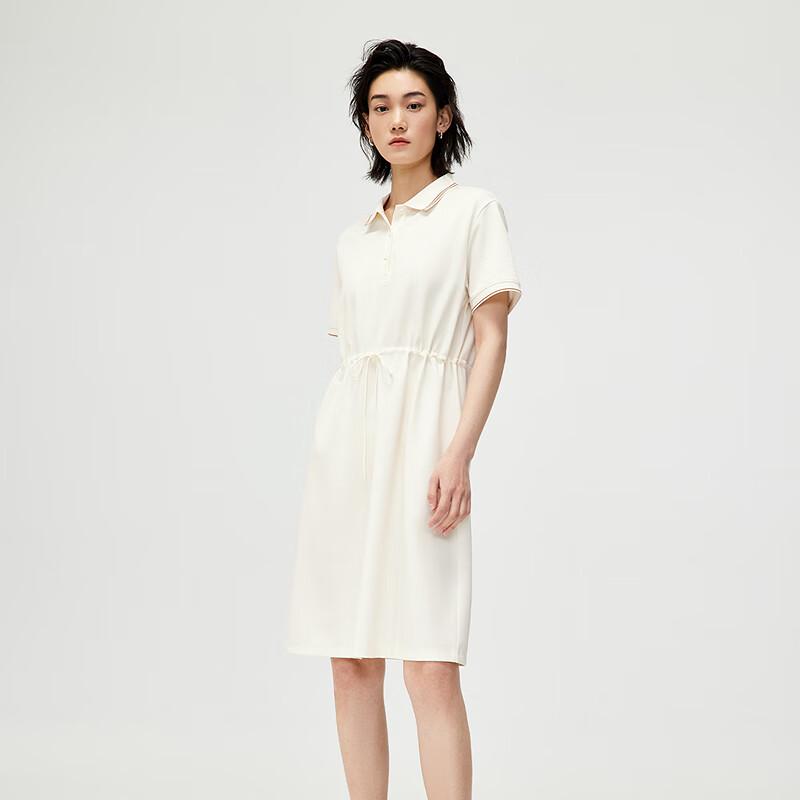 HLA Women's Casual Polo Pique Dress