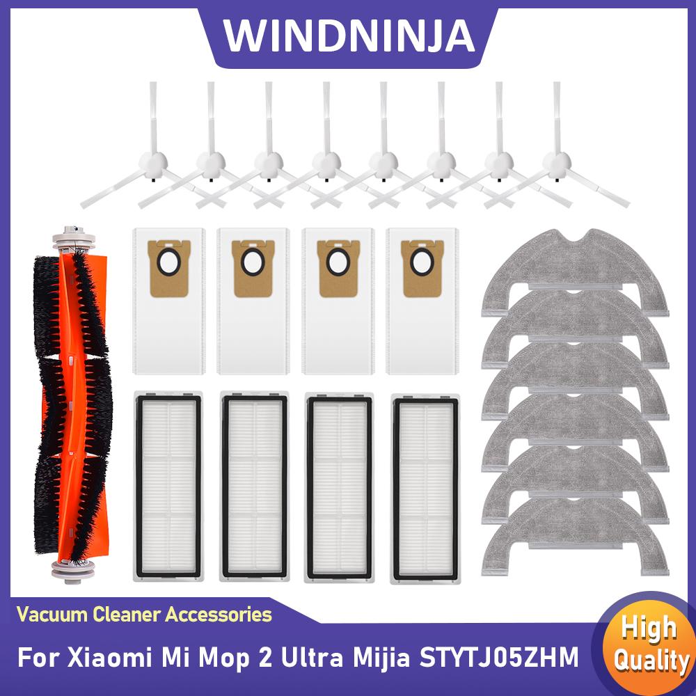 For Xiaomi Robot Vacuum Mop 1 Ultra Mijia STYTJ11ZHM Replacement Part Dust Bags Main Side Brush HEPA Filter Mop Cloth Cleaner