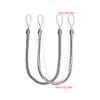 4Pack Elegant Boho Style Cotton Rope Curtain Tiebacks Soft Hand Woven Decorative Holdbacks for Home or Office Drapes