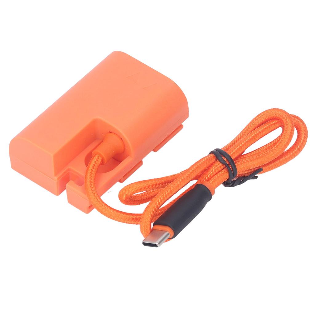 Decoded LP E6 Dummy Battery Type C to LP E6 Battery Replacement for 5D Mark IV 5D Mark IlI 5D Mark Ll 5D 5DSR 6D Mark