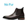 Fashion Genuine Leather Classic Men High Top Chelsea Ankle Boots High Quality Mens Casual Dress Business Shoes Comfy OutdoorBasic Boots