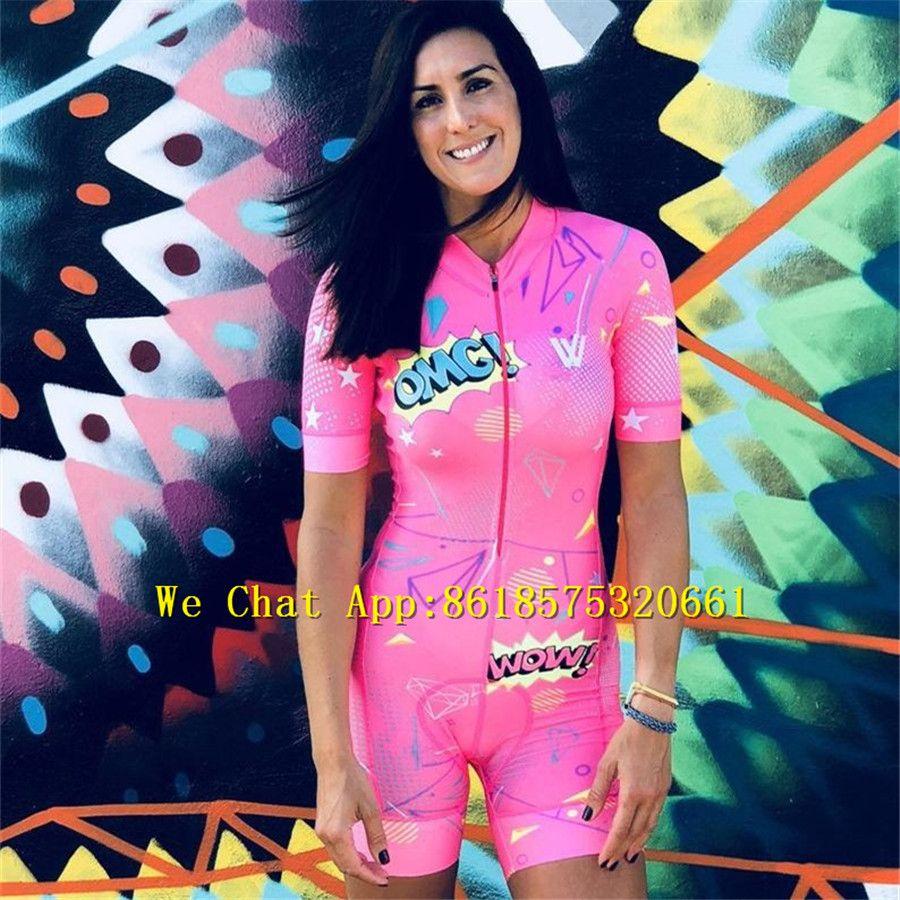 2026 Woman Triathlon Cycling Skinsuit Summer Short Sleeve Swimwear Custom Bike Jersey Clothes Jumpsuit Ropa Ciclismo