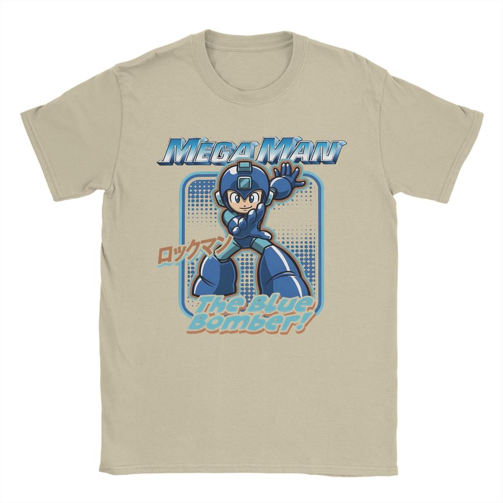 Megaman X Mega Boy TShirt for Men Women  Fashion Pure Cotton Tee Shirt O Neck Short Sleeve T Shirt Plus Size Clothes