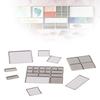 High Quality Aluminum Artistic Palette, Magnetic 0.5ml/1ml/2ml Paint Box for Artist Travel