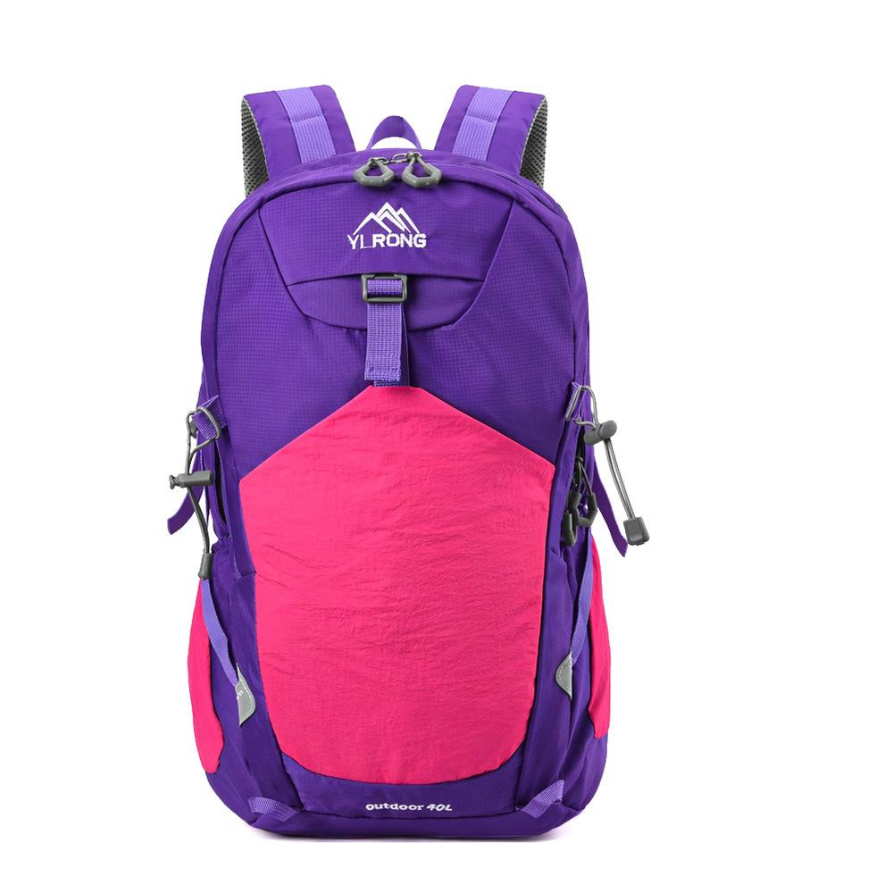 Schoolbag Outdoor Commuter Hiking Bag Large Capacity Splashproof Riding Hiking Backpack Men's and Women's Camping Travel Storage Backpack