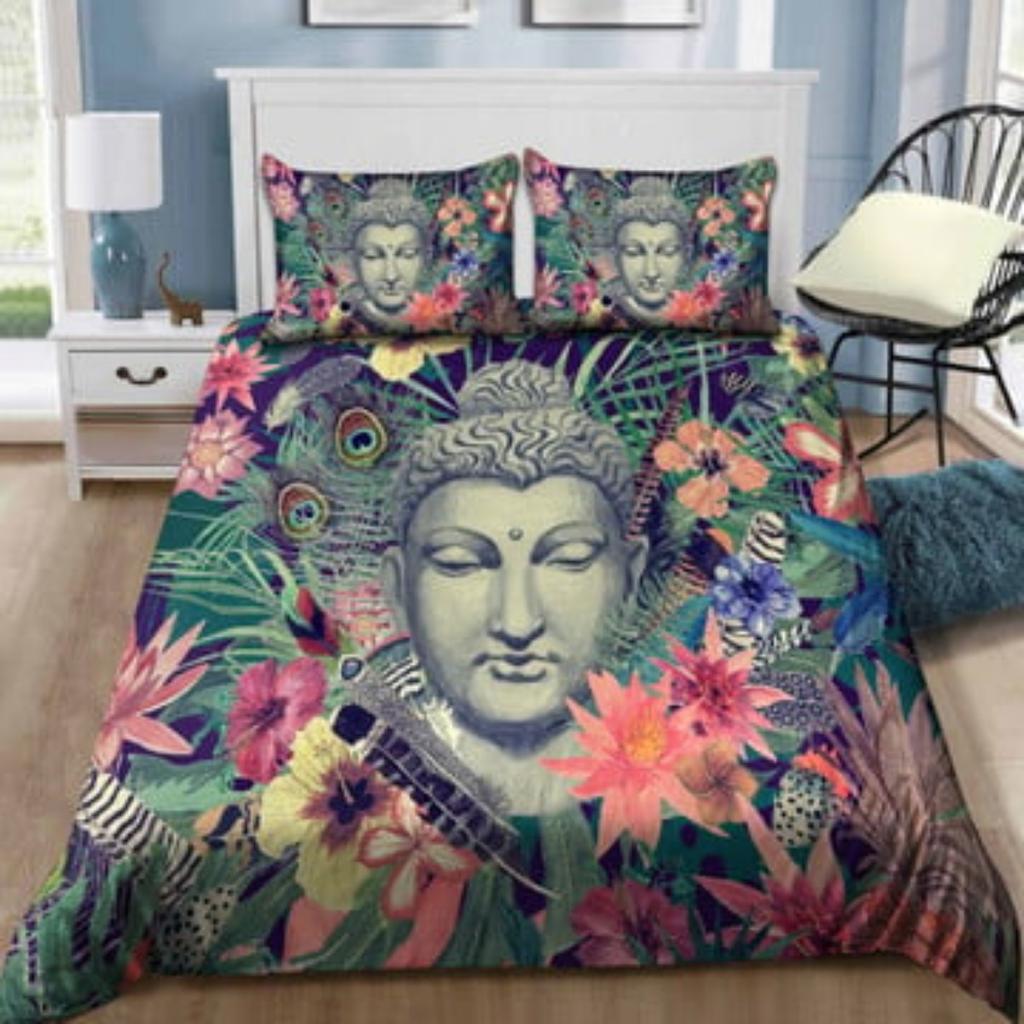 Ágytakarók Tmarc Tee Buddha Otthoni Ágynemű ágytakaró huzatkészlet