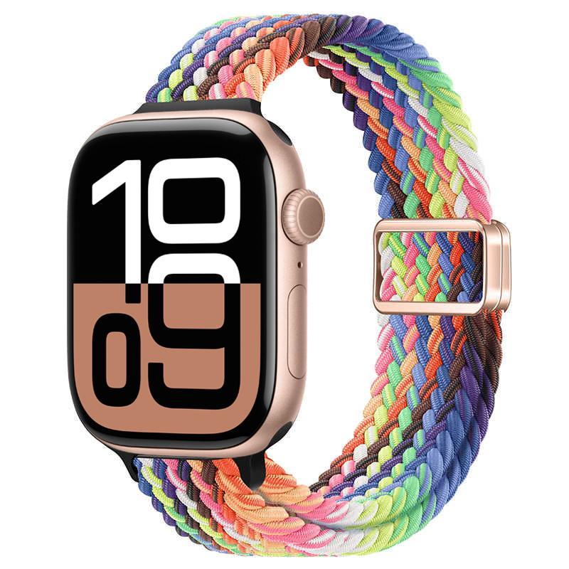 Slim Strap magnetic Braided Band Apple Watch 46mm 42mm Ultra 3 44mm 40mm 45mm 49mm 46mm 41mm iWatch Series 11 10 9 8 7 6 5 4 SE3