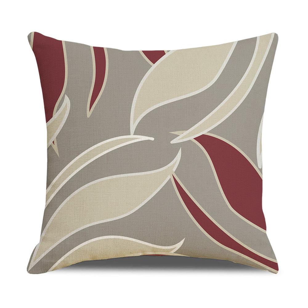 Nuova Copricuscino Decorativo Nordic Moderno Semplice in Lino Copricuscino per Divano con Motivo Geometrico