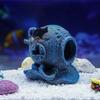 Fishtanks Decoration Resin Ship Figurine Shelter Cave Landscape Wrecked Ship Statue Fish Shrimp Landscaping Hideouts House