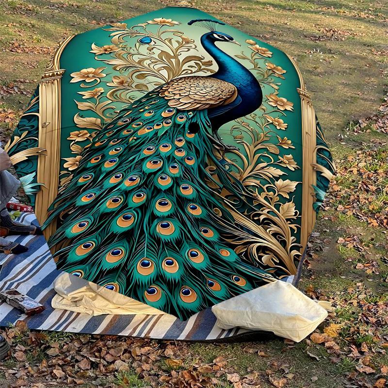 1PC peacock, floral Automatic Open/Close Umbrella Compact Folding Umbrella with 8-Rib Shaft lightweight esign, Fashion Lovers1239A