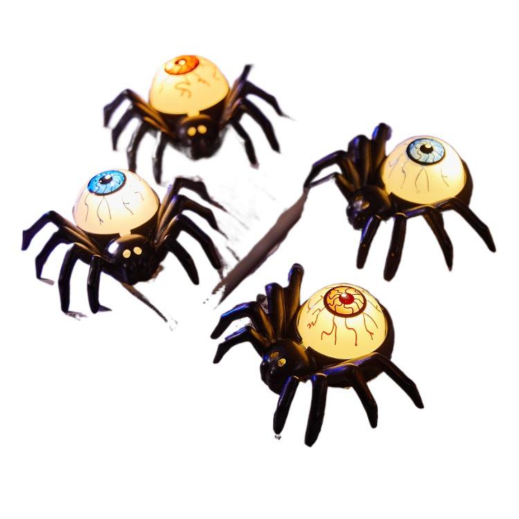 LED Halloween Pumpkin and Spider Candle Lights for Kids - Festive Atmosphere & Decoration Gift