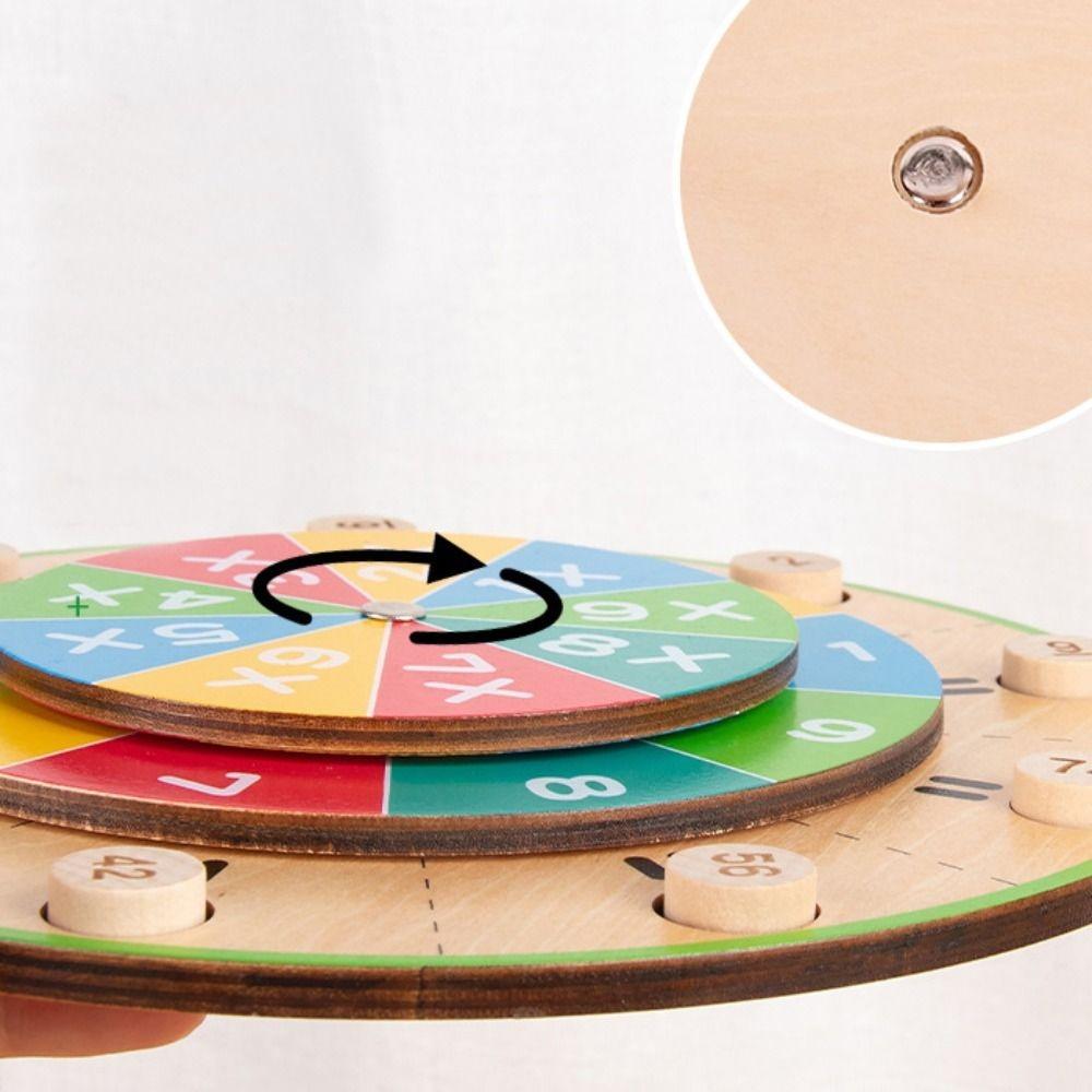 Multiplication Table Wooden Arithmetic Toy Math Toy Calculate Game  Teaching Aid