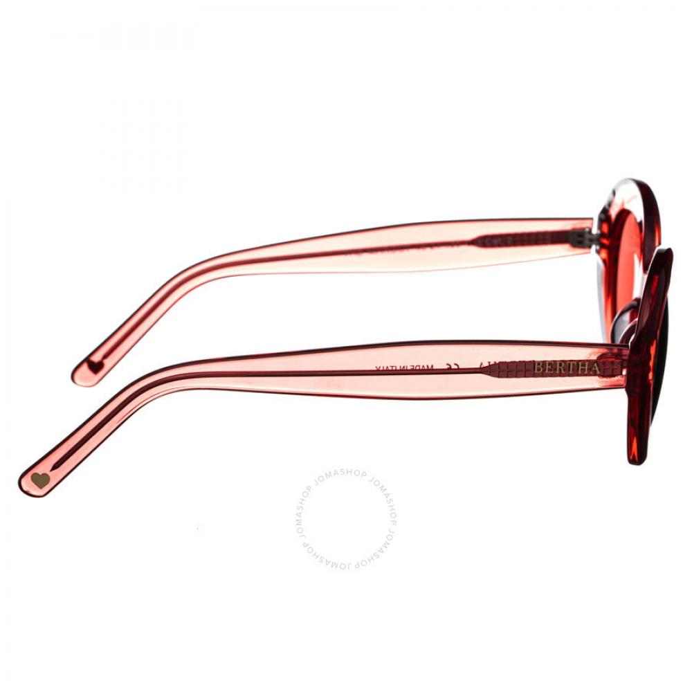 Bertha Ladies Red Oval Sunglasses Brsit102 3