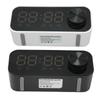 Bluetooth Speaker Alarm Clock Radio Digital LED Display Subwoofer Mini Mirror Bluetooth Speaker Alar
