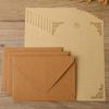 Pack Of 20 A 5 Size Texture Envelope Set In Earth Tone Classical Styles Perfect For Wedding Invitations & Greeting Card