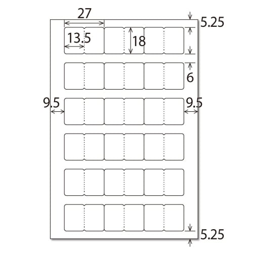 KOKUYO Tack index scale protection film strong adhesive postcard size 18 sides 8 sheets KPC-GF6065