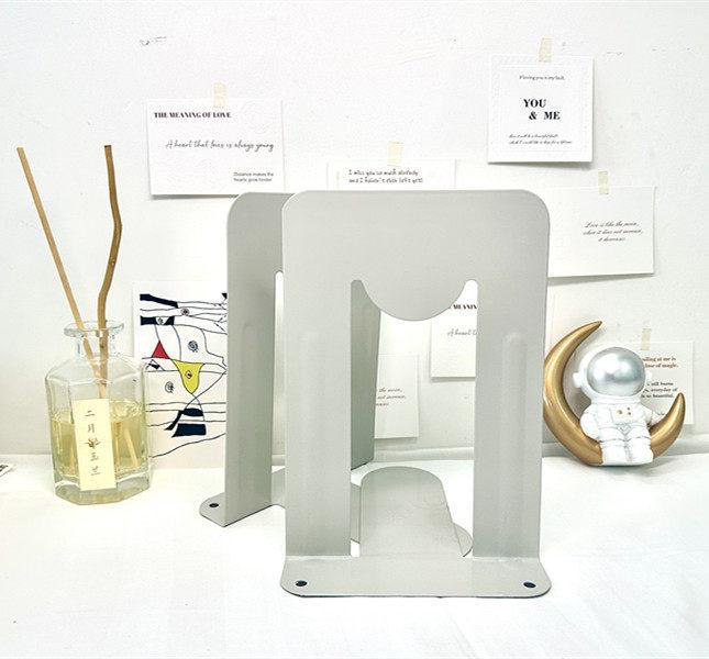 Steel Bookends: Thick, Stable, Large Book Clips for Library Use