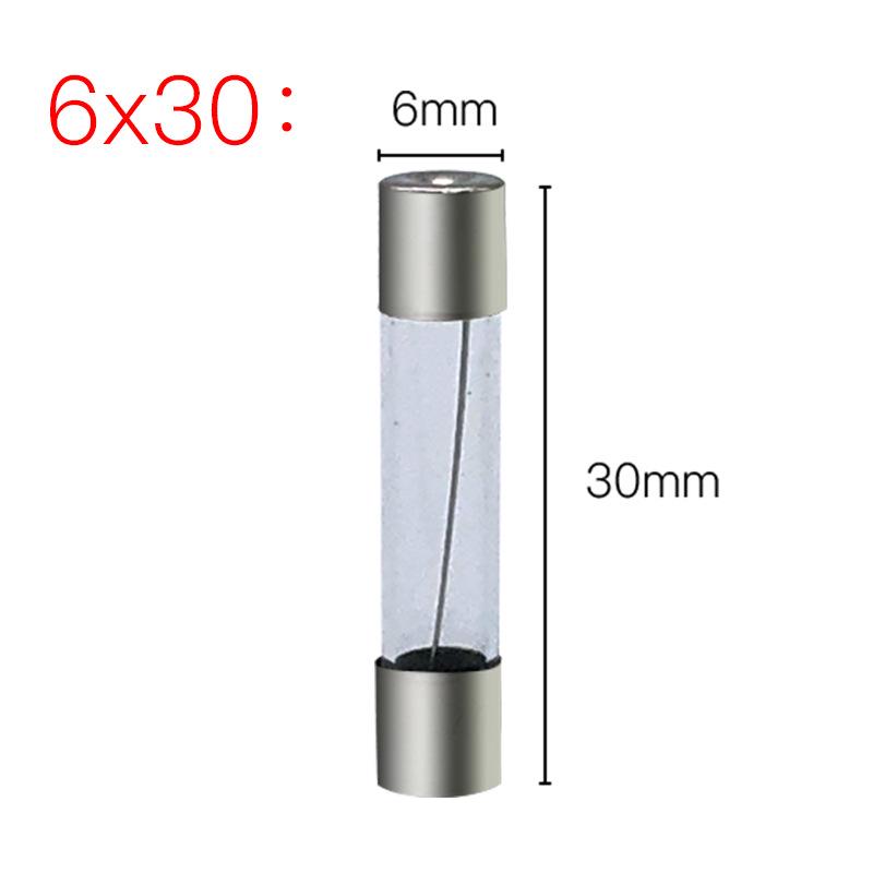 Assorted Boxed Glass Fuse Tubes 5x20mm & 6x30mm 0.1A-30A 250V