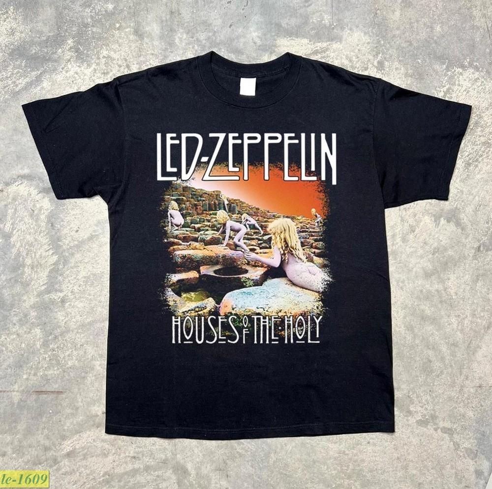 

Led Zeppelin Houses of the Holy Album Band Black Unisex Tshirt Size S5XL Unisex T-Shirt L