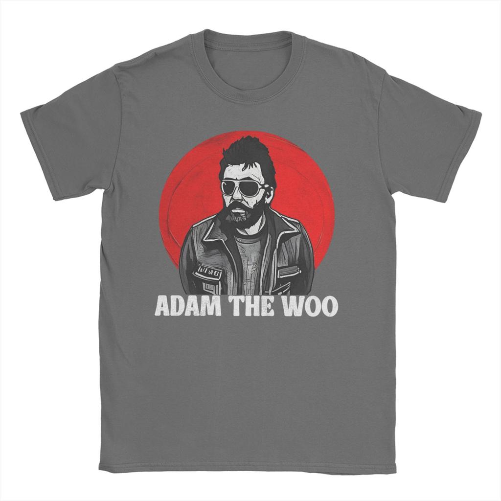 Adam The Woo 100 Cotton T Shirt For Mens Beach Classic T Shirts Crew Neck Harajuku Tee Shirt Plus Size Custom DIY Clothes