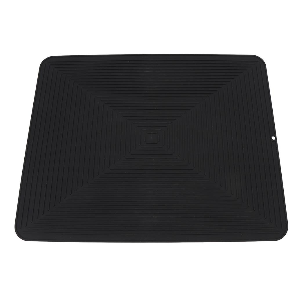 Silicone Dish Drying Mat Countertop Protector Ht Insulation Non Slip Drain Pad for Kitchen Counter