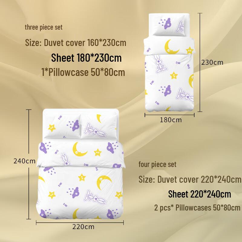 Disposable Soft Travel Bed Sheet Set
