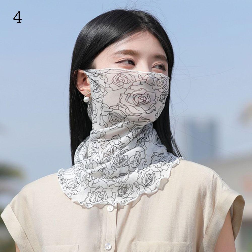 UV Protection Full Face Mask Breathable Motorcycle Scarf Summer Neck Gaiter  Outdoor Sport