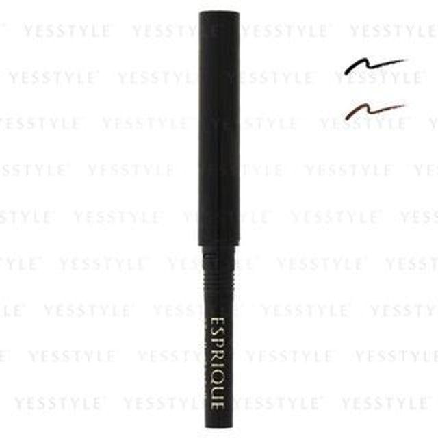 Kose - Esprique Gel Pencil Eyeliner BK001 Deep Black Refill