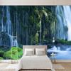 Waterfall Nature Landscape 3D Mural Wall Painting Room Home TV Sofa Background Wall Paper Art Home Decor