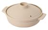 Pearl Metal Microwave Pot Made In Microwave Sukiyaki/Hot Cooker, Japan, Only, Beige, HC-1005