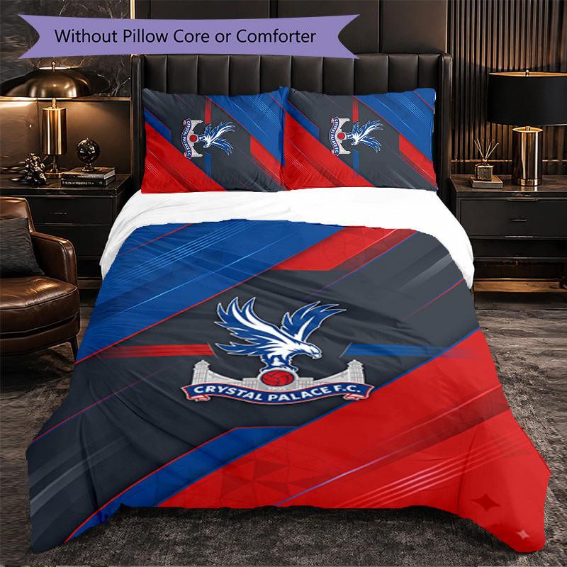 Crystal Palace Themed Bedding 3Pcs Duvet Cover Set Decorative Bed Linen For Teen Room Home Decoration