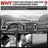 dashboard cover pad is suitable for the 2016-2026 Nissan Titan accessory  flannel dashboard pad for sunshade,glare  UV protect