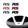 Auto Decor 3D Small Metal RS Emblem Steering Wheel Center Console Car Interior Sticker For Captiva Lacetti Aveo Cruze