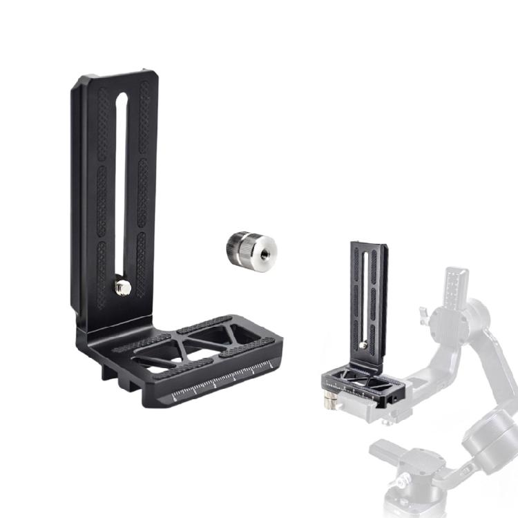 Aluminum L Bracket Precise Scales For RSC2 Vertical Photography and Balance on Gimbals Stabilizer and Camera Gear