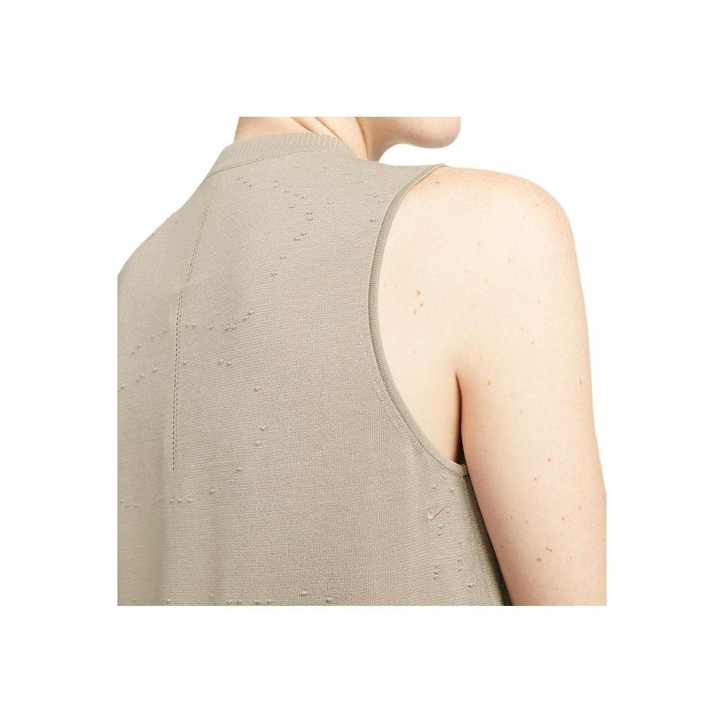 Nike Esc Series Solid Color Sleeveless Round Neck Vest Women Tops Stone DH2950-230