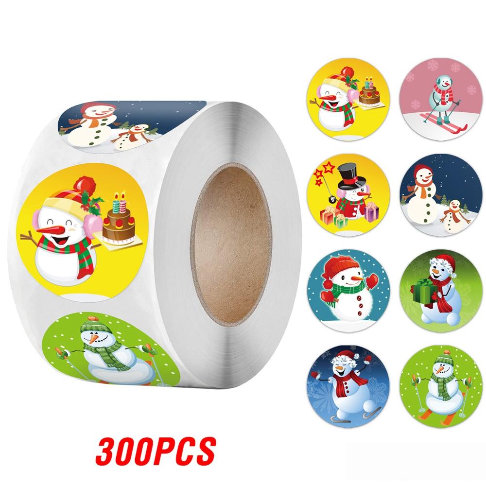 100-500Pcs High-Quality Merry High-Quality Christmas High-Quality Sticker High-Quality Christmas High-Quality Party High-Quality Decoration
