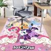 1pc Little Pony Friendship Carpet for Playroom Bedroom Living Room Sofa Home Decor,kids Game Area Rug Non-slip Floor Mat Y72992