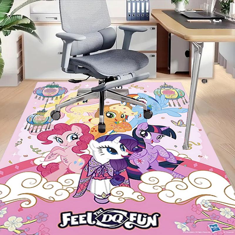 1pc Little Pony Friendship Carpet for Playroom Bedroom Living Room Sofa Home Decor,kids Game Area Rug Non-slip Floor Mat Y72992